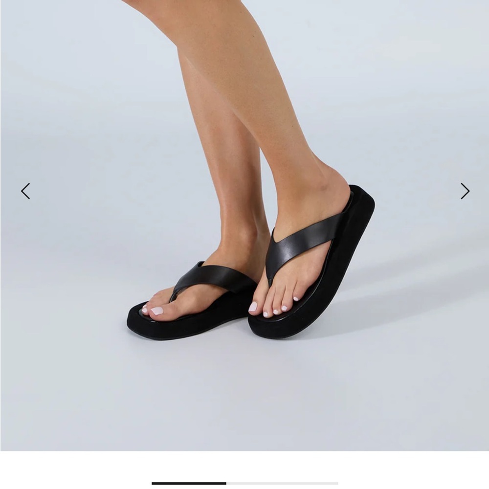 Tony Bianco Black Platform Sandals